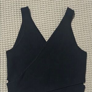 Abercrombie & Fitch Black Wrap Tank Top
